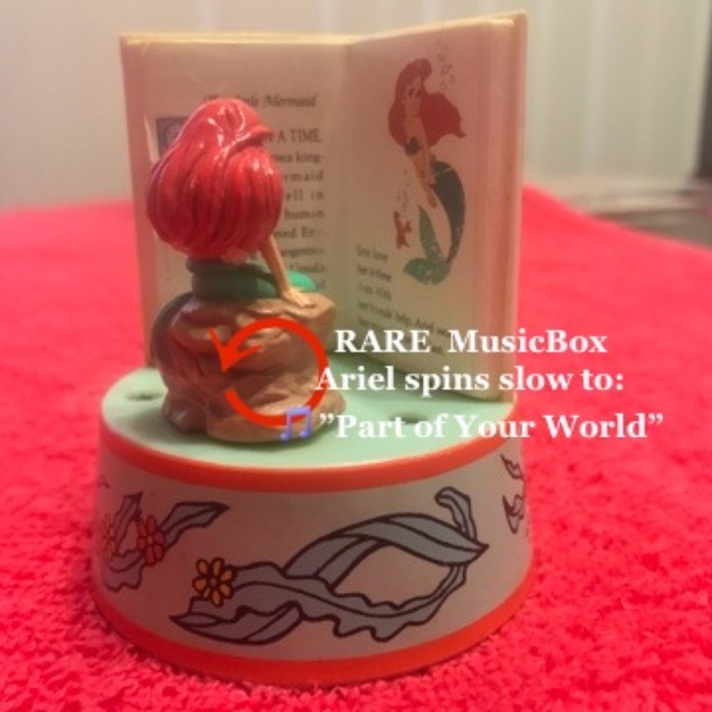 LITTLE MERMAID MUSICBOX ✹ RARE DISNEY COLLECTABLE